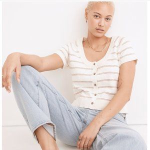Madewell Linden Scoop Sweater Tee in Stripe‎